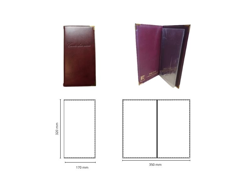  Carte des vins - personnalisable