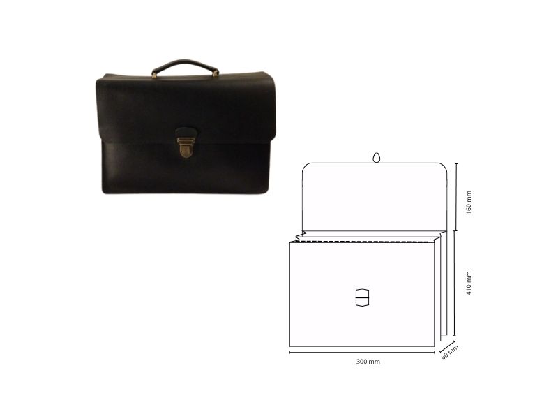  Cartable 2 soufflets - personnalisable