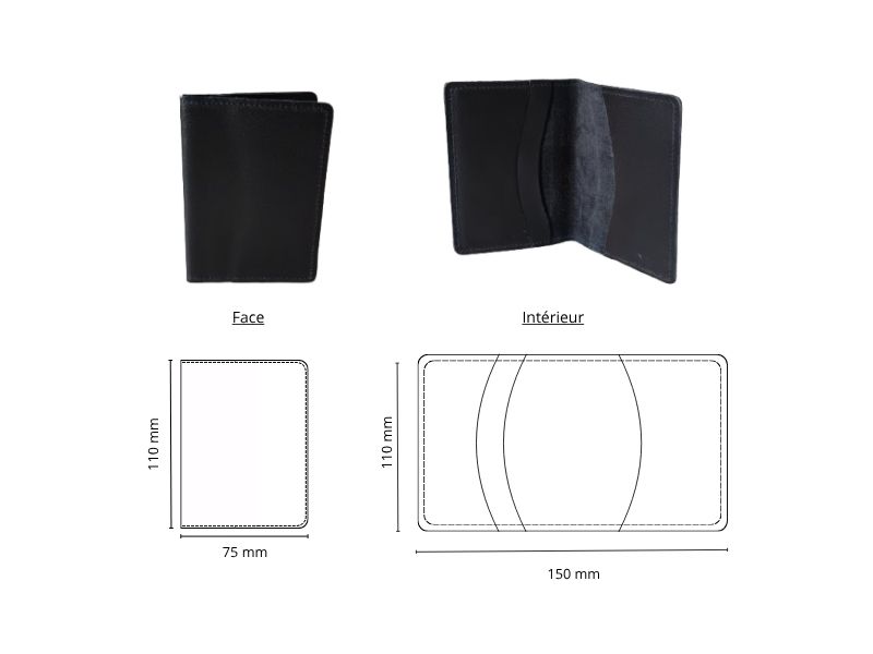  Porte 3 cartes - personnalisable