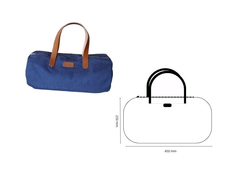  Sac polochon - personnalisable