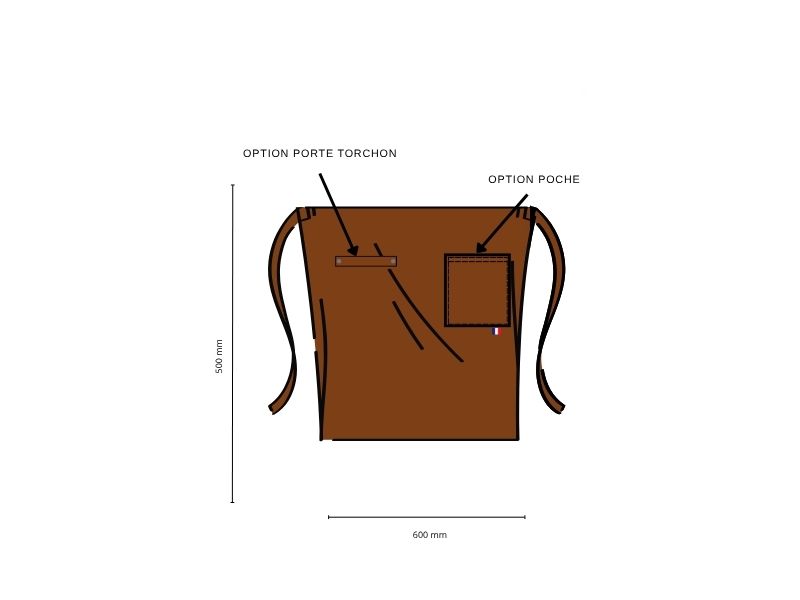  Demi tablier - personnalisable