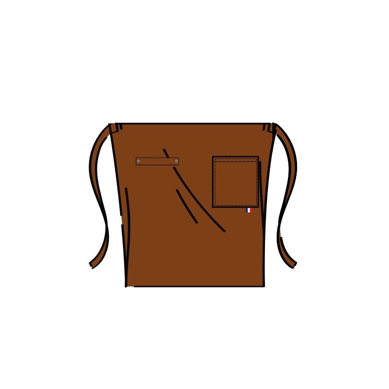  Demi tablier - personnalisable