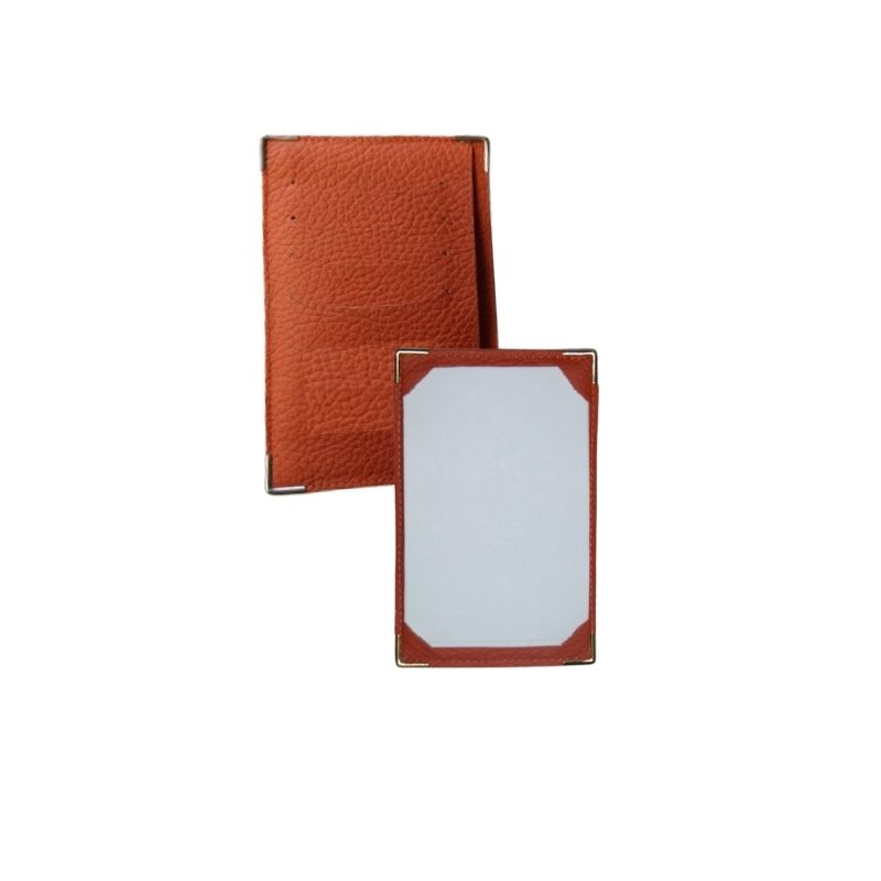  Porte 4 cartes avec facturette et écritoire - personnalisable