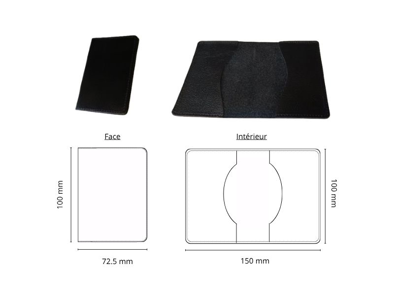  Porte 2 cartes - personnalisable