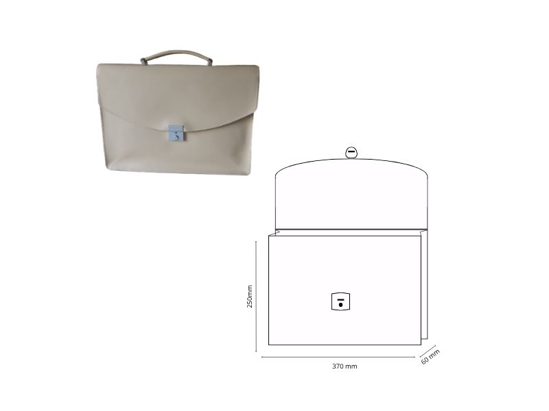  Cartable 1 soufflet - personnalisable
